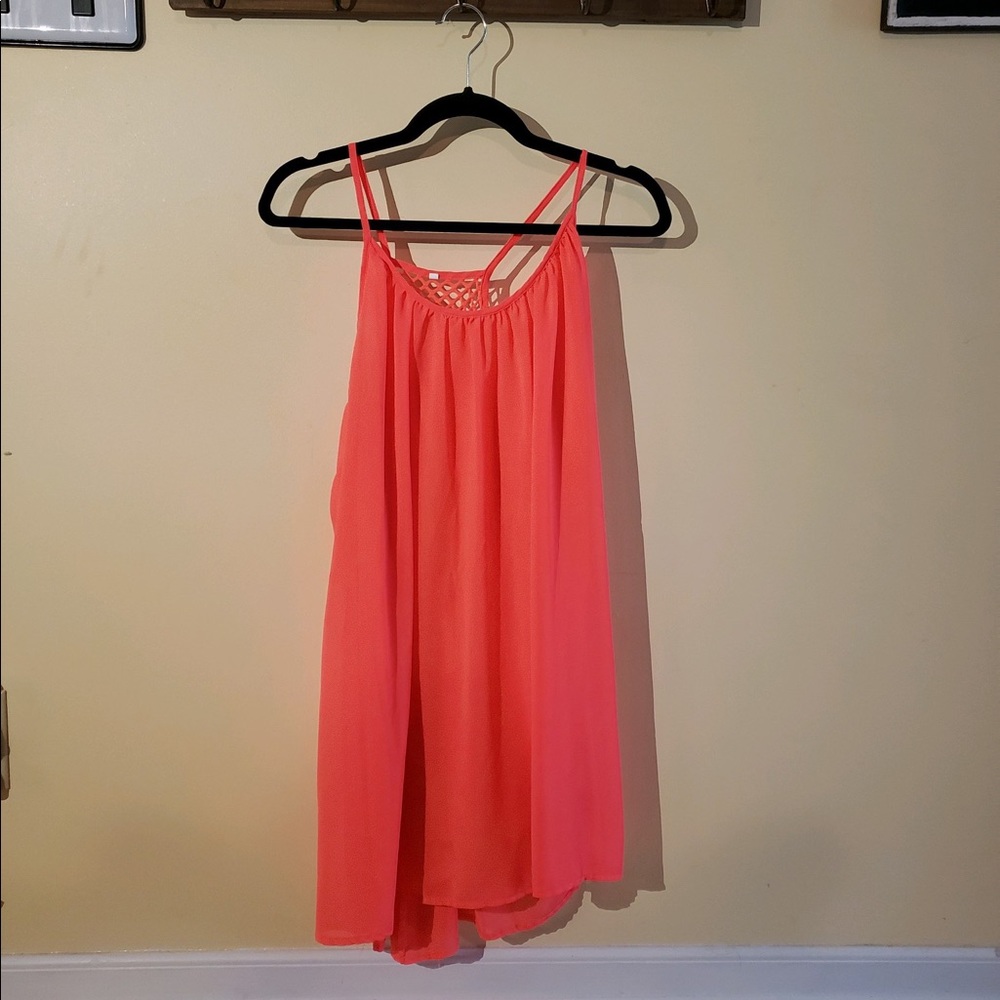 Neon Coral Dress